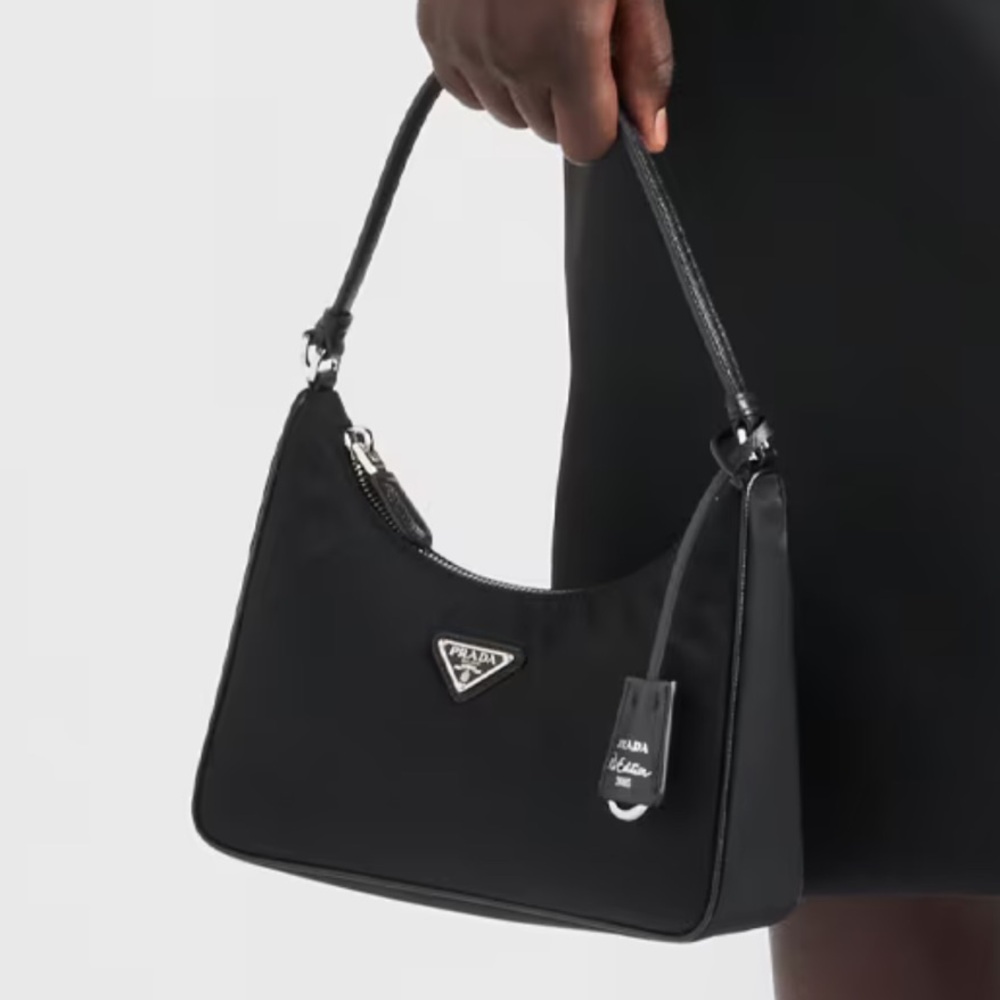 Prada Re-Edition 2005 Re-Nylon and Saffiano mini bag - Black - Picture 2 of 8